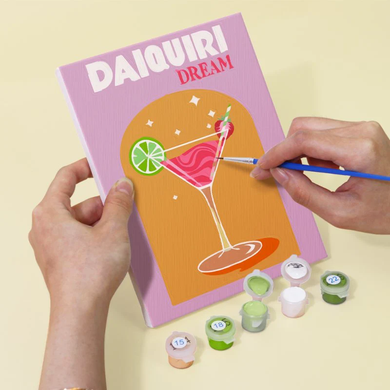 12 Mini Paintings | Colorful Cocktail Bundle - Image 10