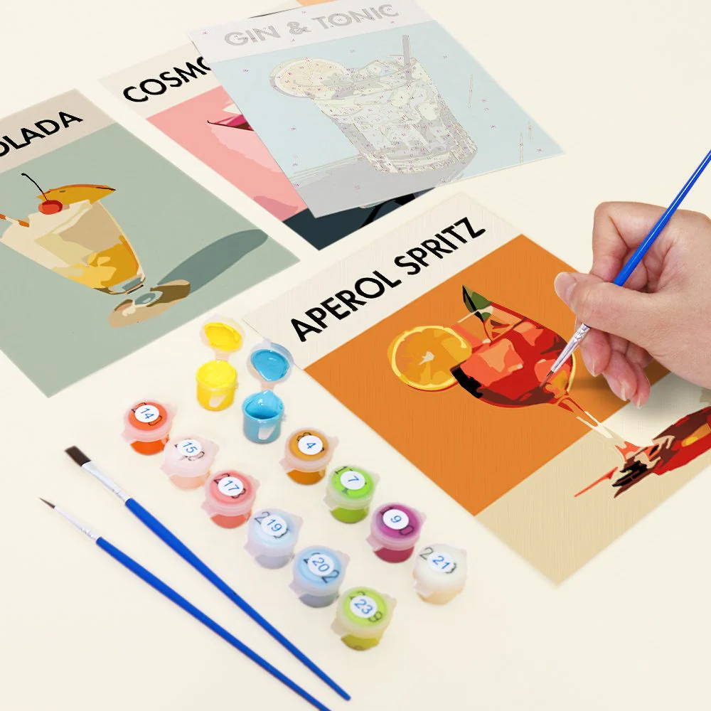 12 Mini Paintings | Deluxe Cocktail Bundle - Image 11
