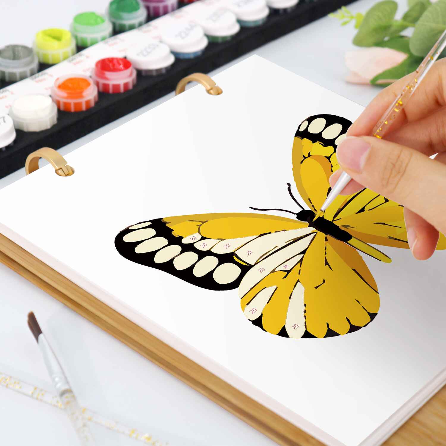 2026 Paint by Numbers desk Calendar | Butterfly Edition - Image 10