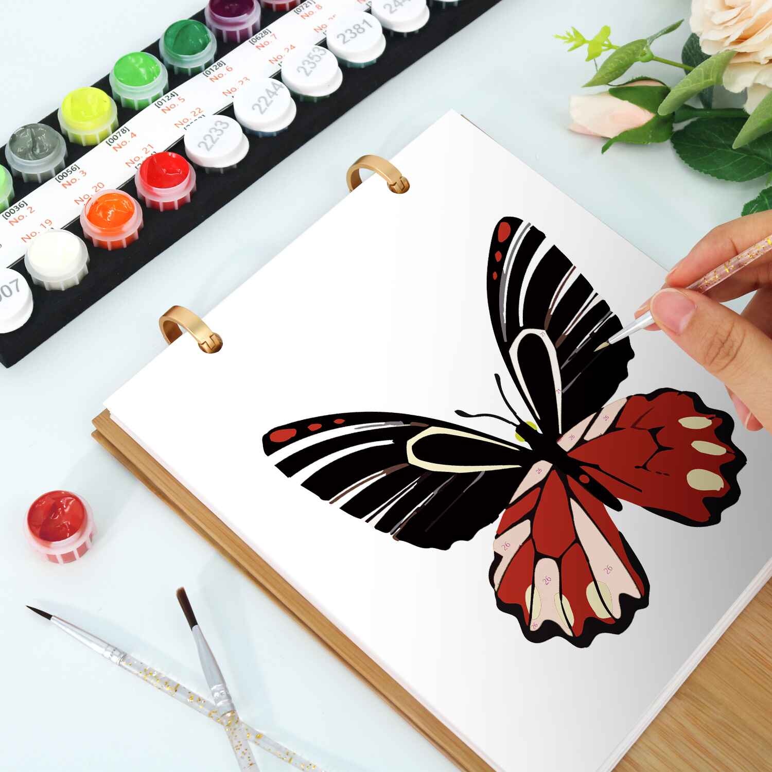 2026 Paint by Numbers desk Calendar | Butterfly Edition - Image 11