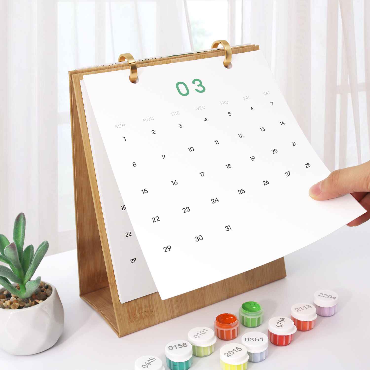 2026 Paint by Numbers desk Calendar | Butterfly Edition - Image 14