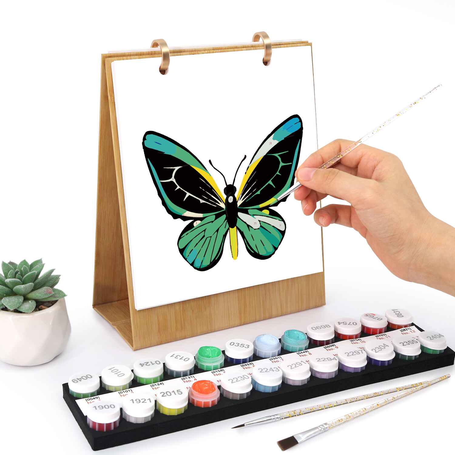 2026 Paint by Numbers desk Calendar | Butterfly Edition - Image 9