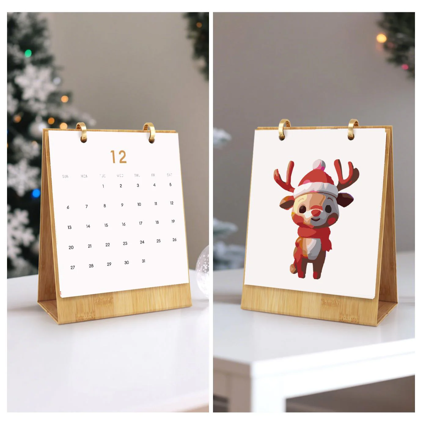 2026 Paint by Numbers desk Calendar | Christmas Edition - Image 11