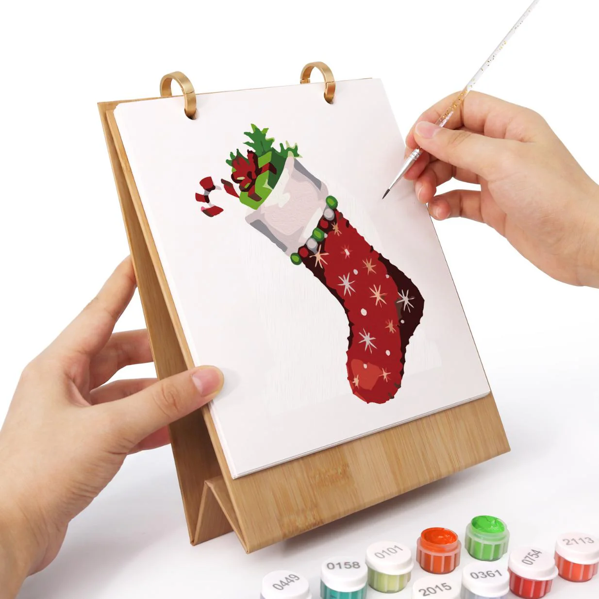 2026 Paint by Numbers desk Calendar | Christmas Edition - Image 2
