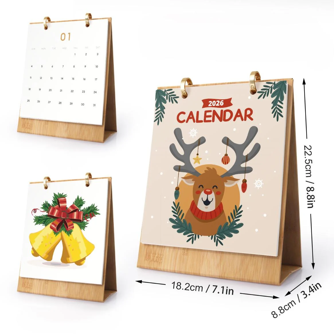 2026 Paint by Numbers desk Calendar | Christmas Edition - Image 3
