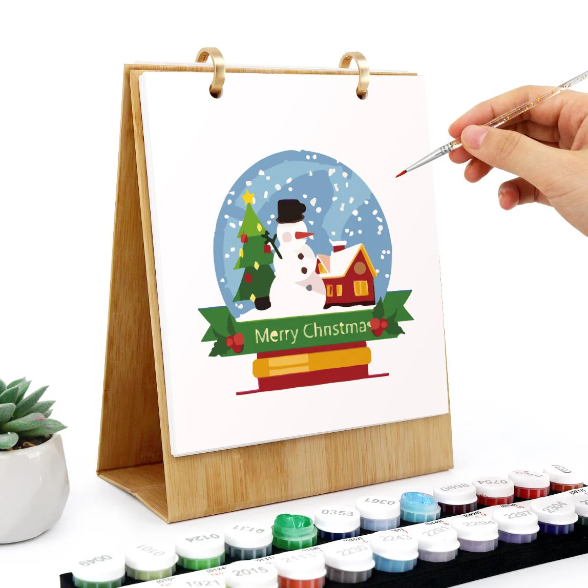 2026 Paint by Numbers desk Calendar | Christmas Edition - Image 4