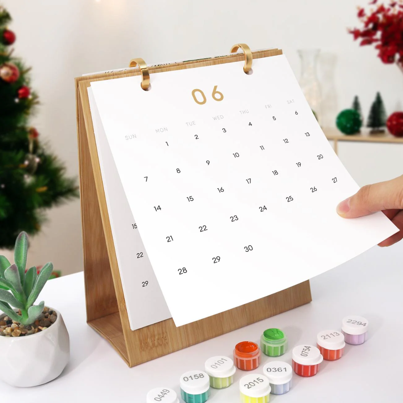 2026 Paint by Numbers desk Calendar | Christmas Edition - Image 7