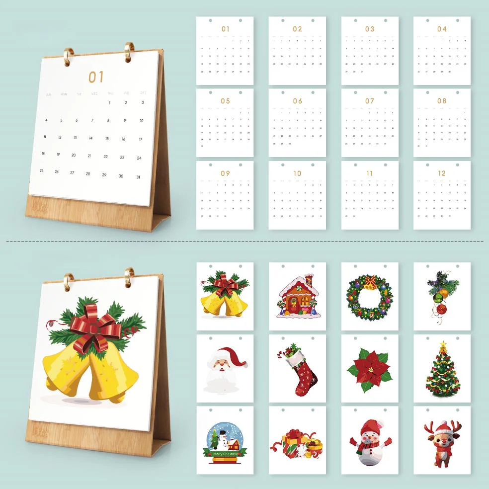 2026 Paint by Numbers desk Calendar | Christmas Edition - Image 8