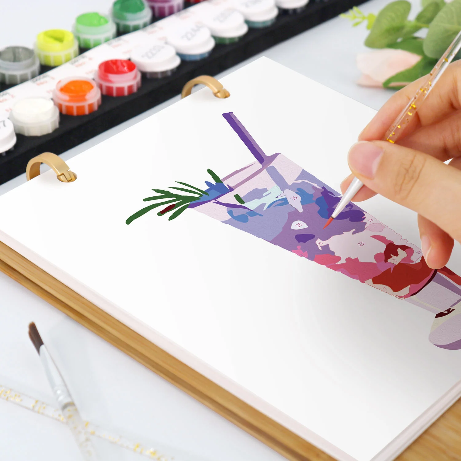 2026 Paint by Numbers desk Calendar | Cocktail Edition - Image 10