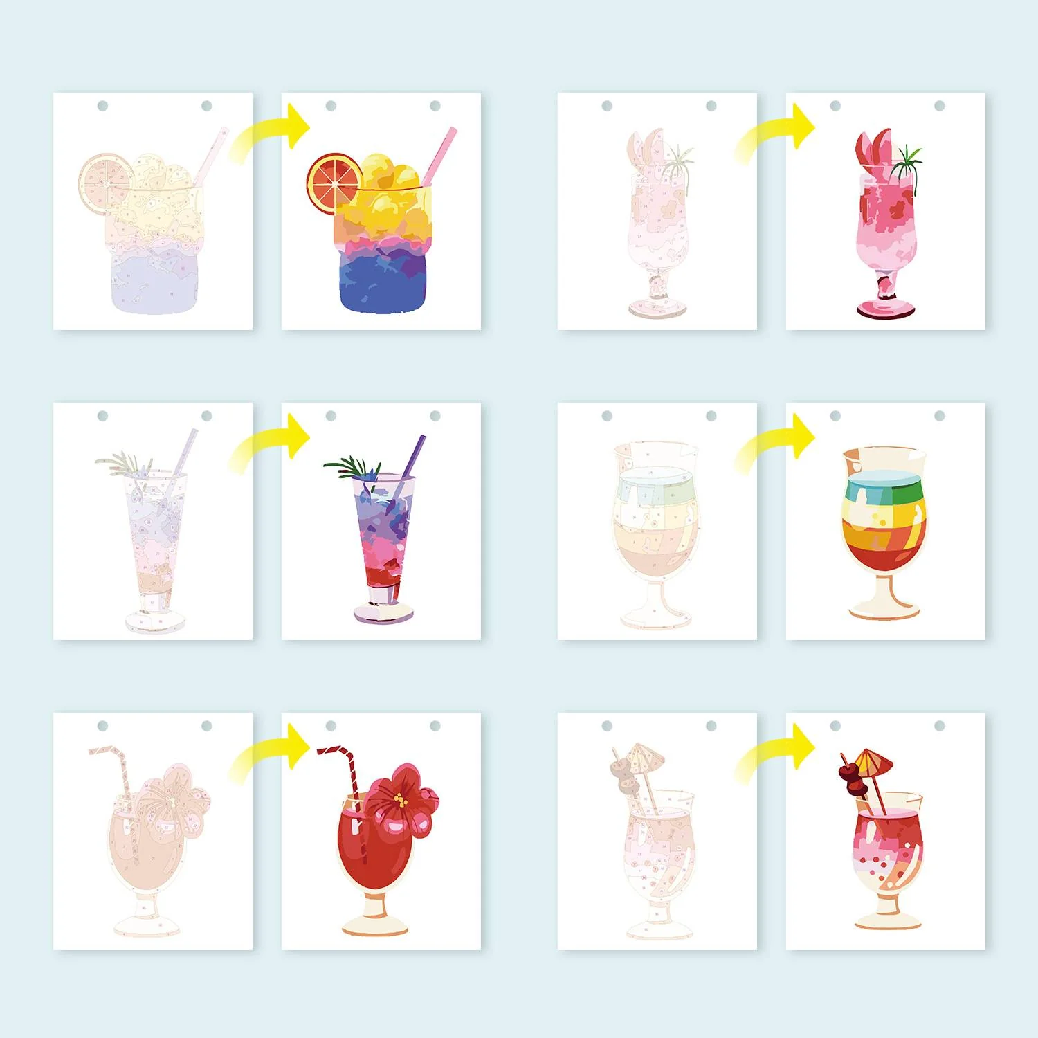 2026 Paint by Numbers desk Calendar | Cocktail Edition - Image 7
