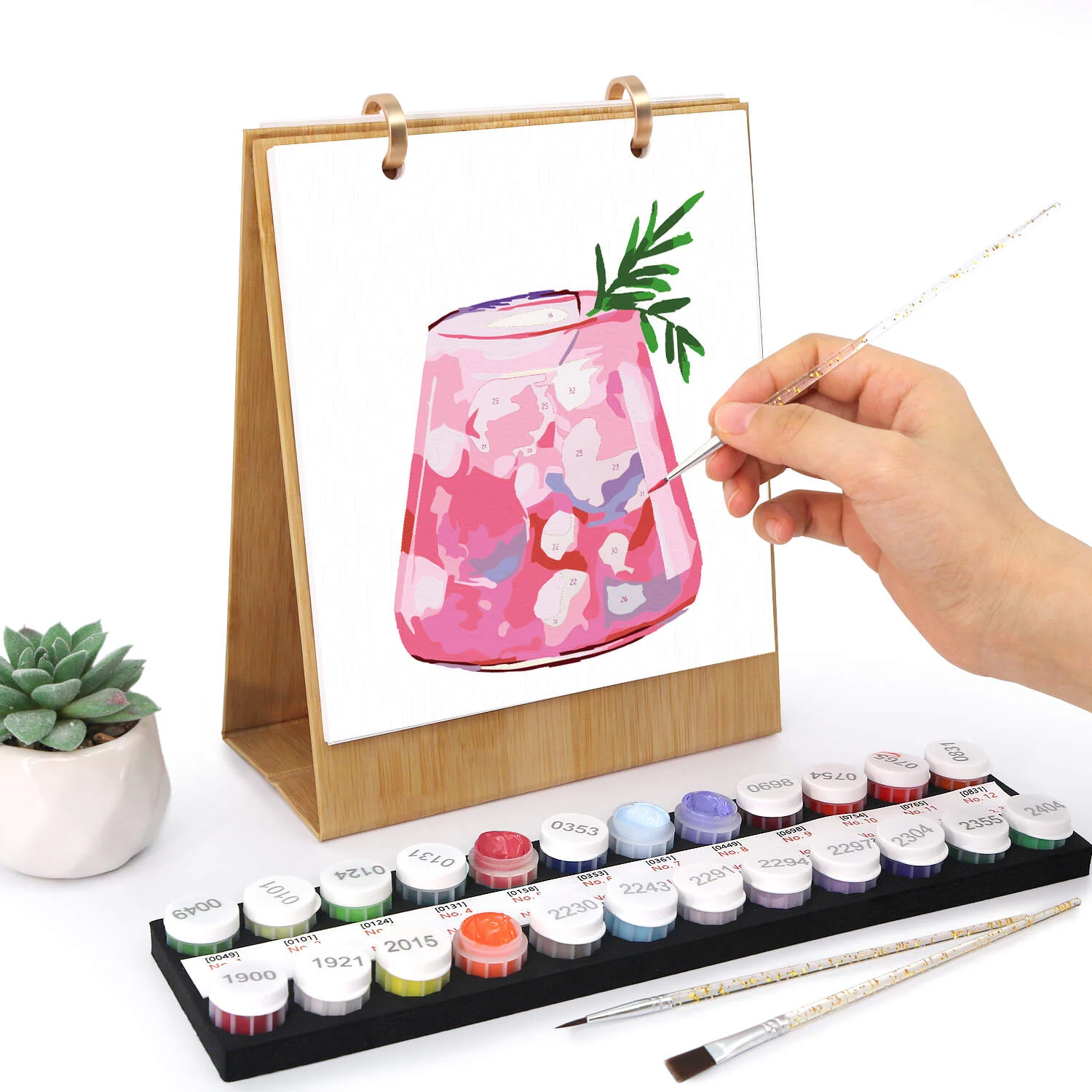 2026 Paint by Numbers desk Calendar | Cocktail Edition - Image 9