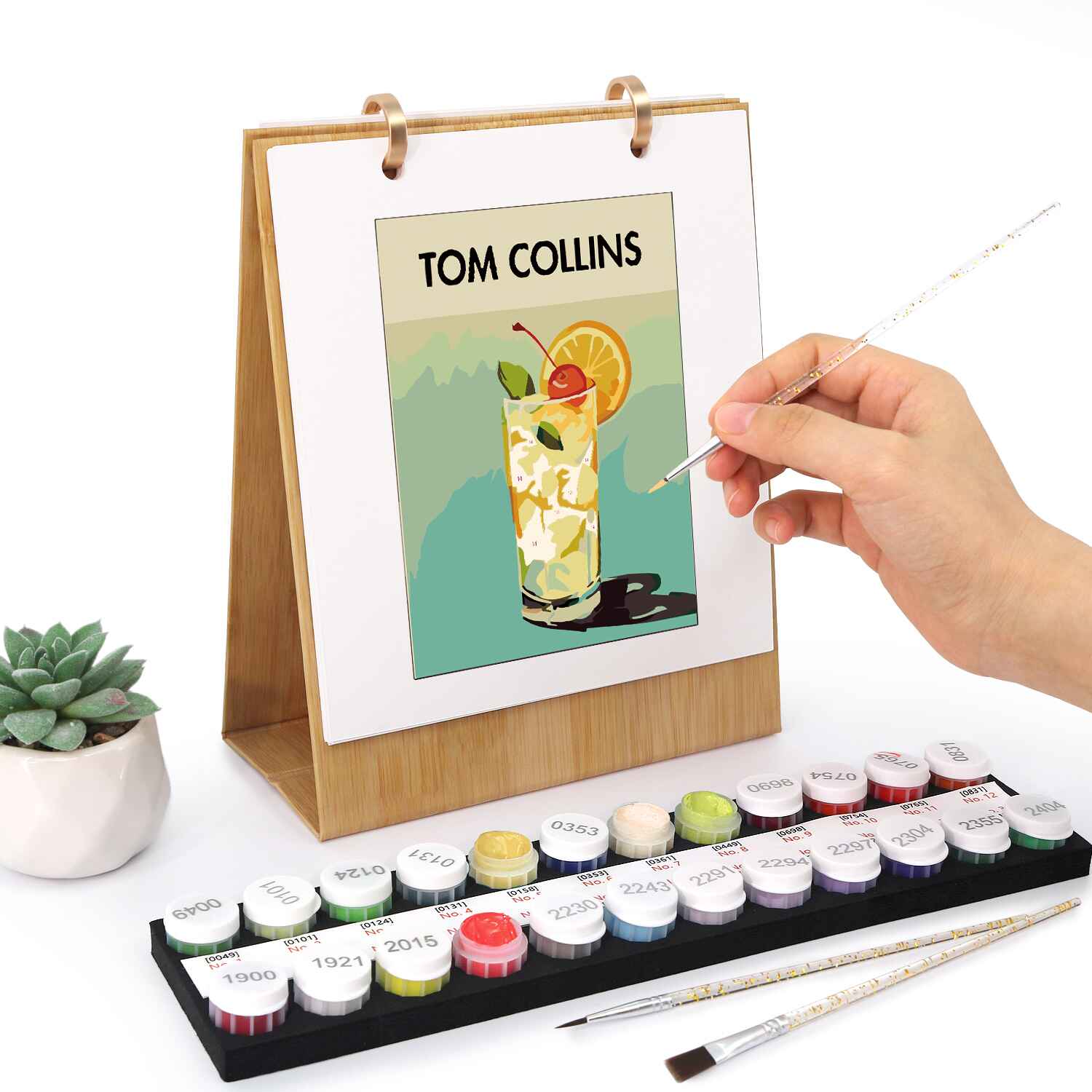 2026 Paint by Numbers desk Calendar | Deluxe Cocktail Edition - Image 10
