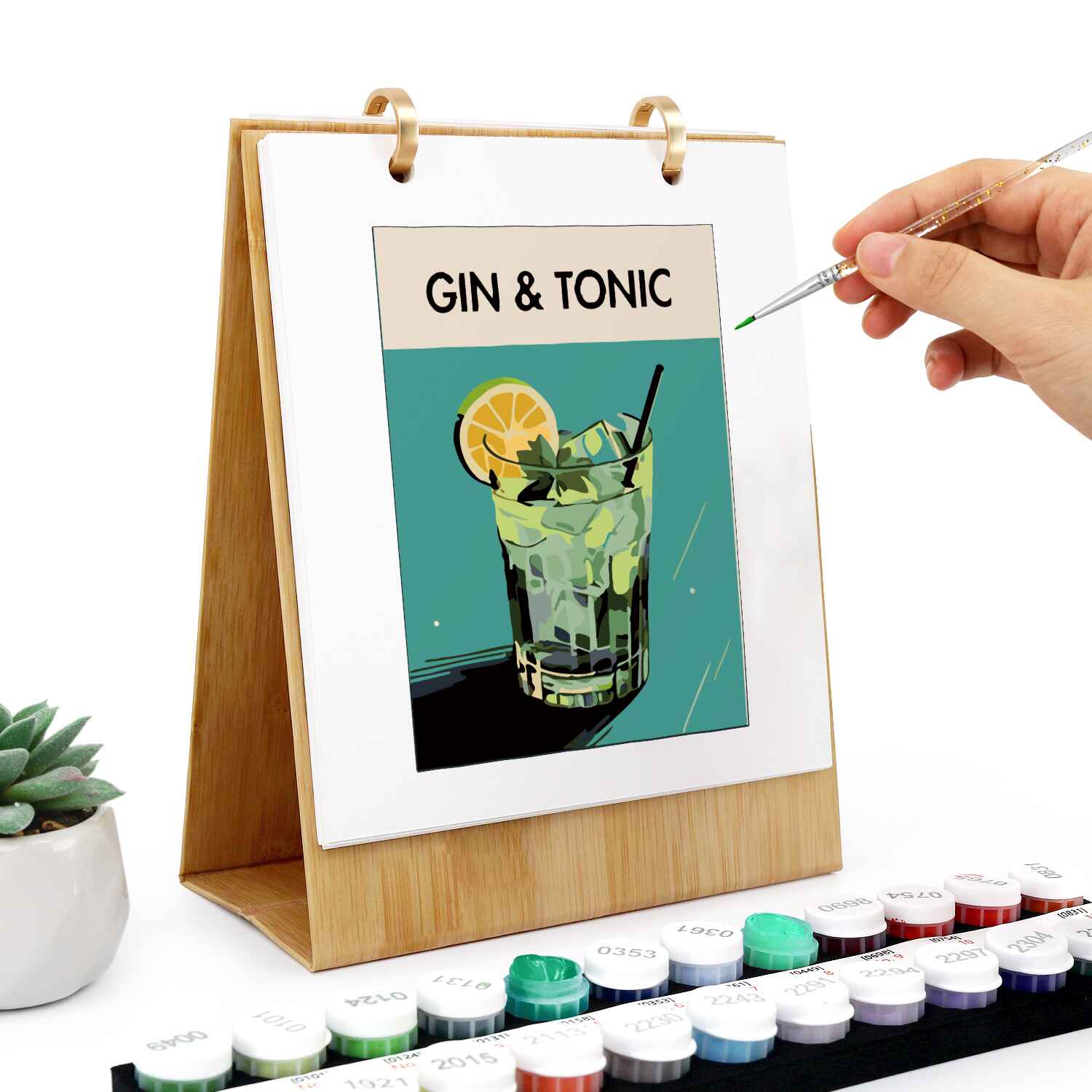 2026 Paint by Numbers desk Calendar | Deluxe Cocktail Edition - Image 16