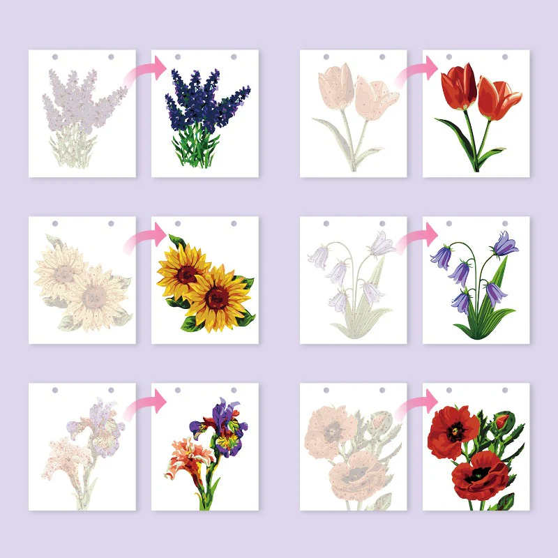 2026 Paint by Numbers desk Calendar | Flowers Edition - Image 11