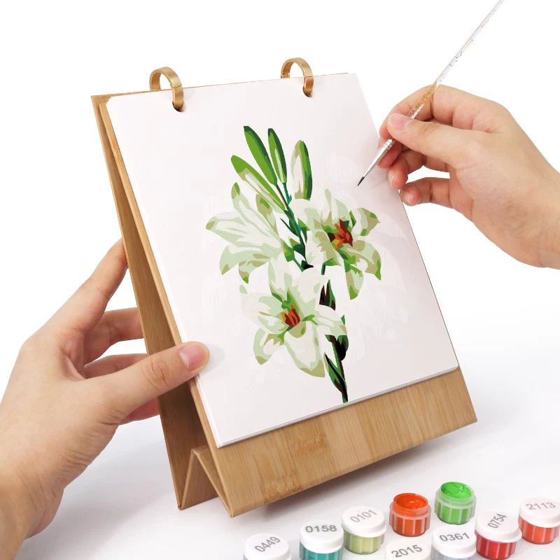 2026 Paint by Numbers desk Calendar | Flowers Edition - Image 14
