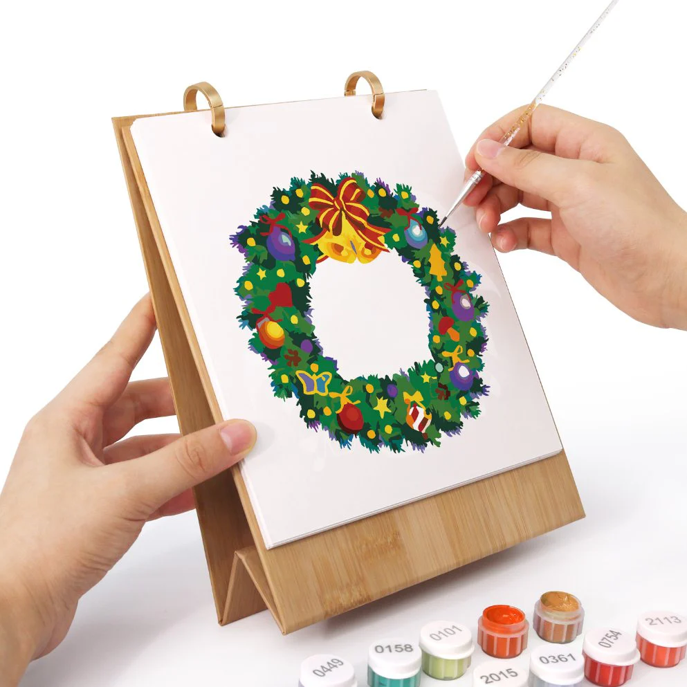 2026 Paint by Numbers desk Calendar | Merry Christmas Edition - Image 12