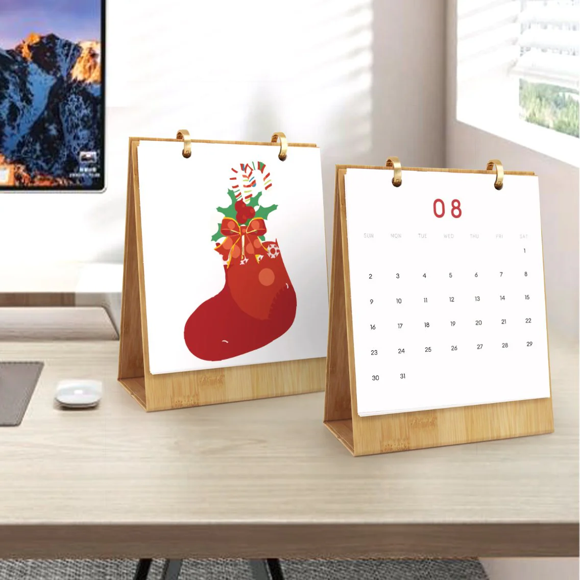 2026 Paint by Numbers desk Calendar | Merry Christmas Edition - Image 4
