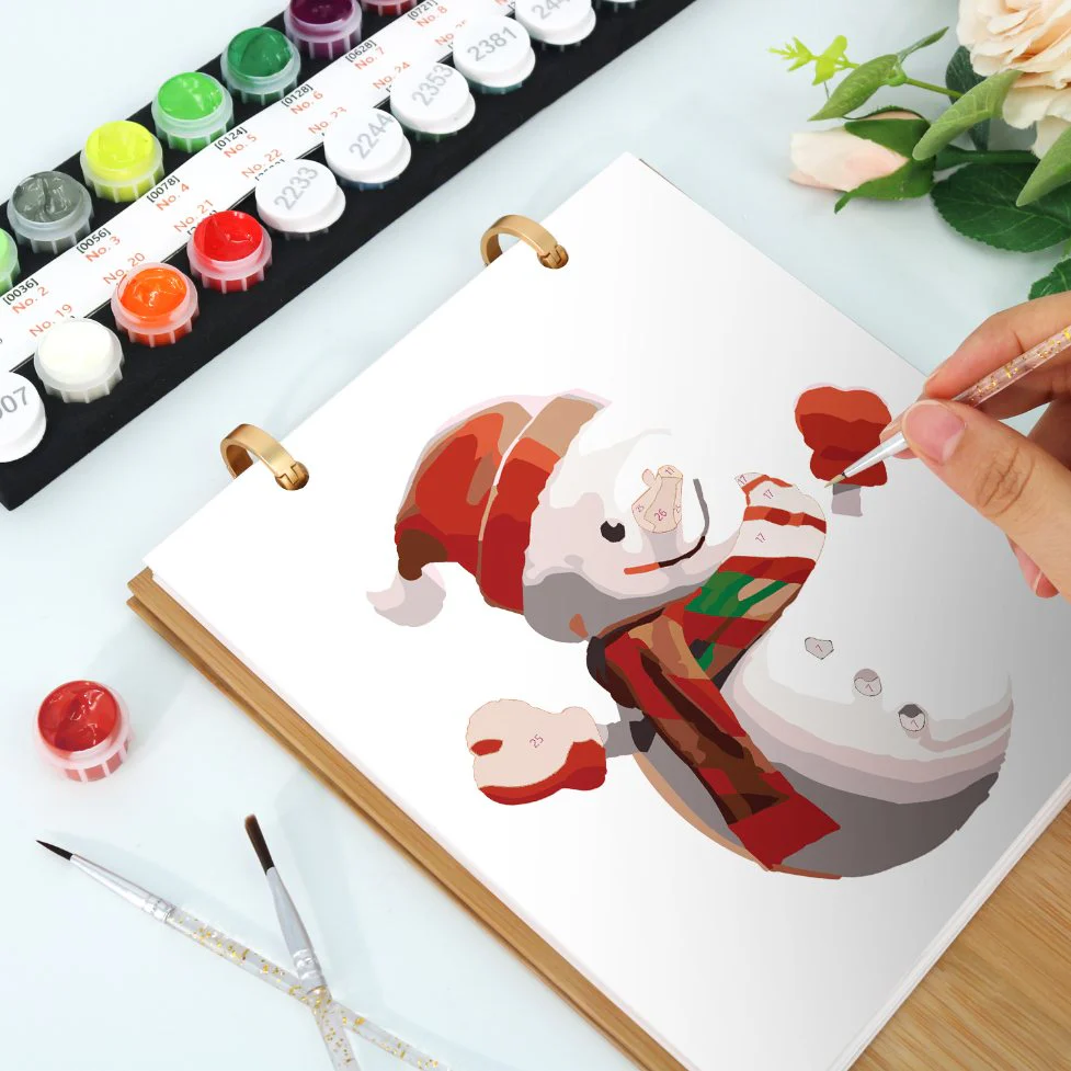 2026 Paint by Numbers desk Calendar | Merry Christmas Edition - Image 7