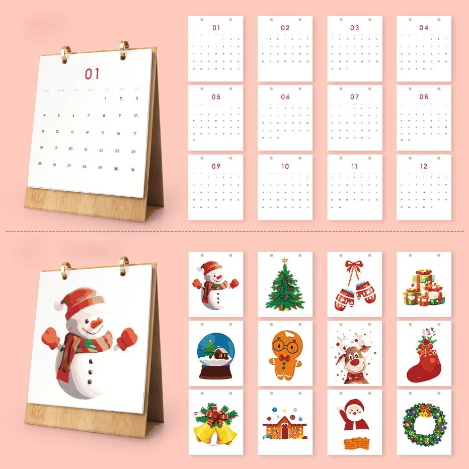 2026 Paint by Numbers desk Calendar | Merry Christmas Edition - Image 8