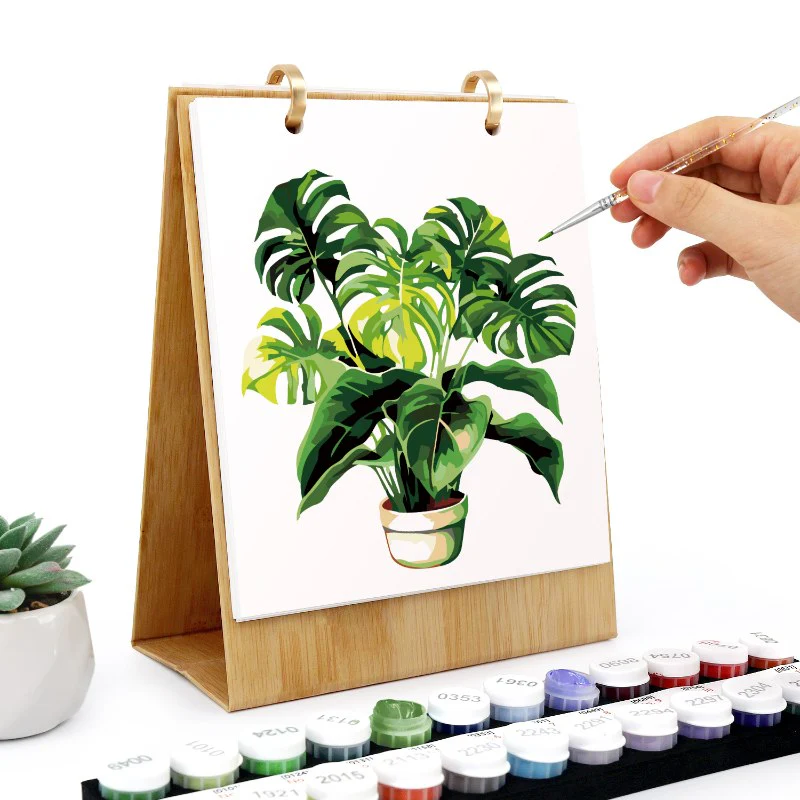 2026 Paint by Numbers desk Calendar | Plants Edition - Image 15