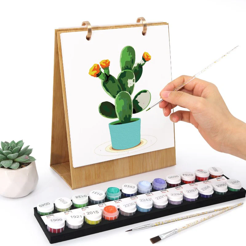 2026 Paint by Numbers desk Calendar | Plants Edition - Image 6