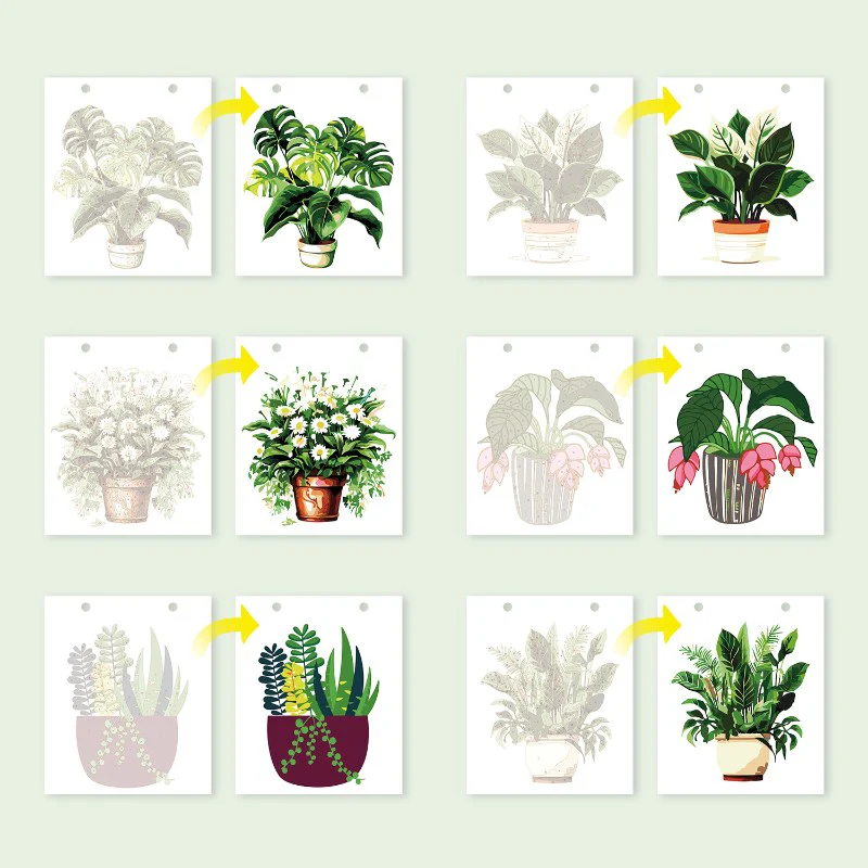 2026 Paint by Numbers desk Calendar | Plants Edition - Image 8