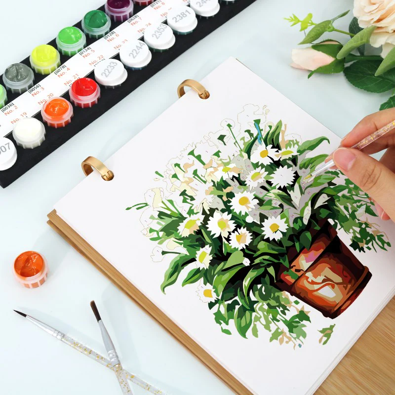 2026 Paint by Numbers desk Calendar | Plants Edition - Image 9