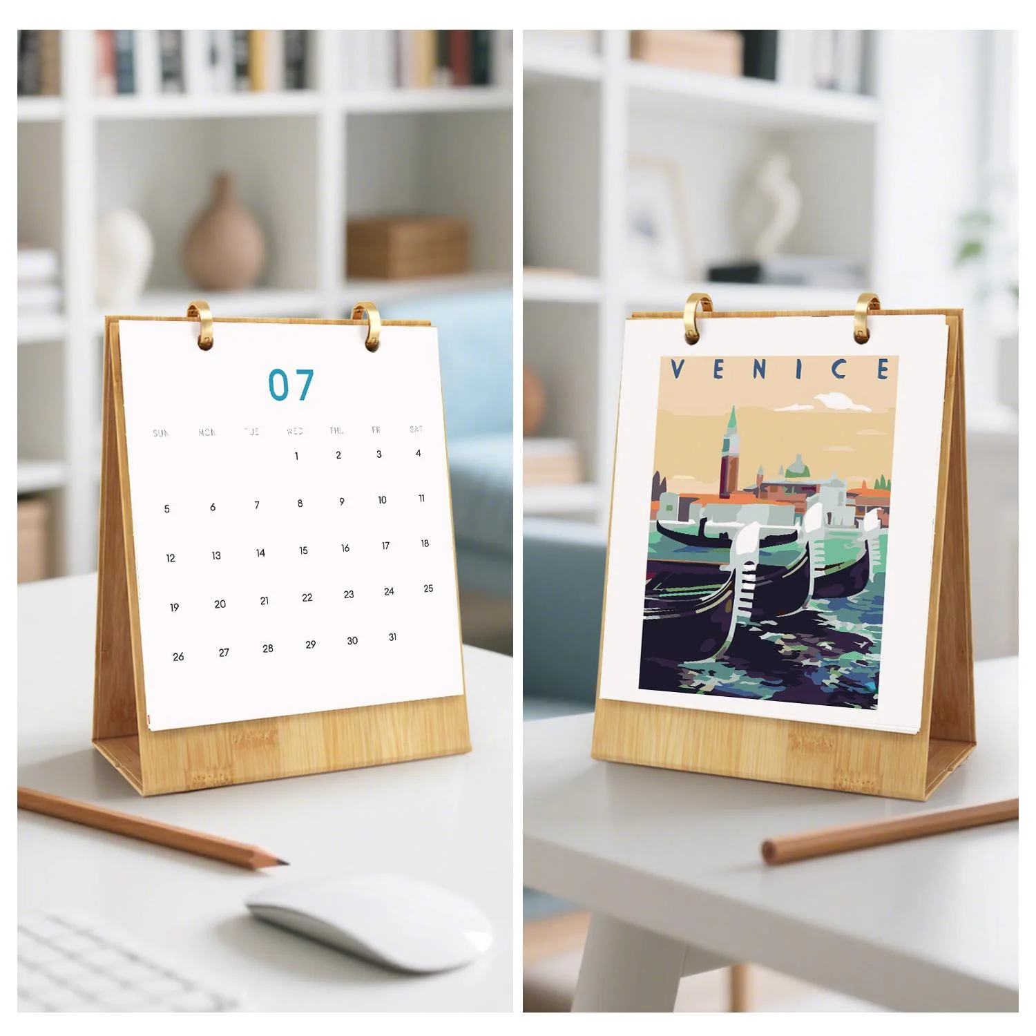 2026 Paint by Numbers desk Calendar | World trip Edition - Image 10