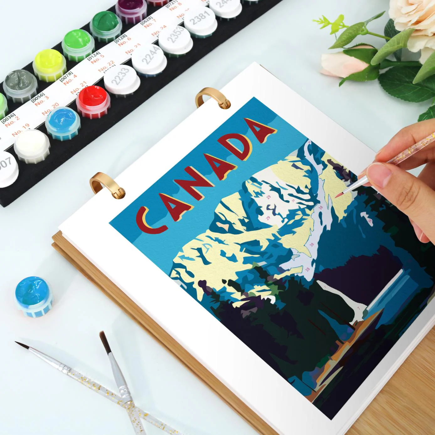2026 Paint by Numbers desk Calendar | World trip Edition - Image 13
