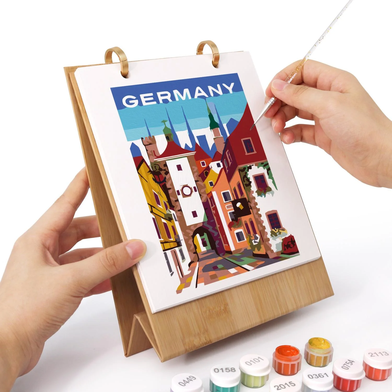 2026 Paint by Numbers desk Calendar | World trip Edition - Image 5
