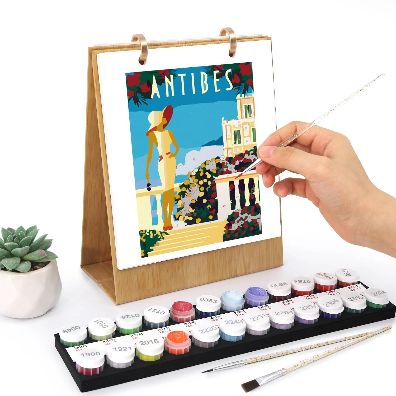 2026 Paint by Numbers desk Calendar | World trip Edition - Image 6