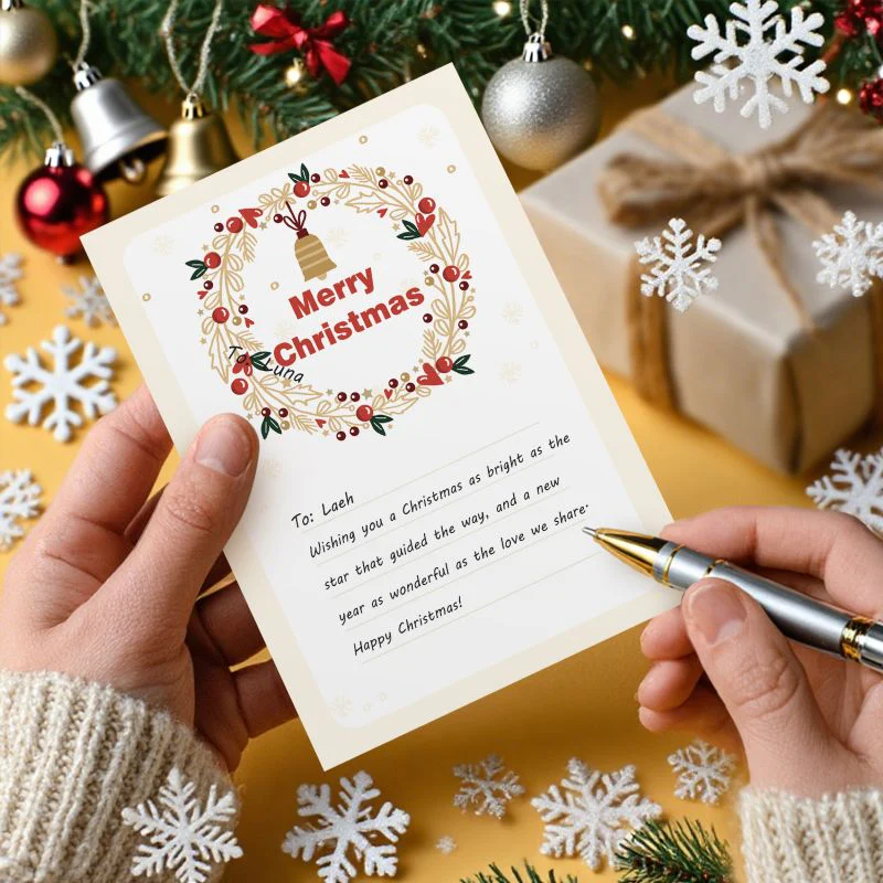 5 Postcards – Christmas Set | Paint by Number - Image 5