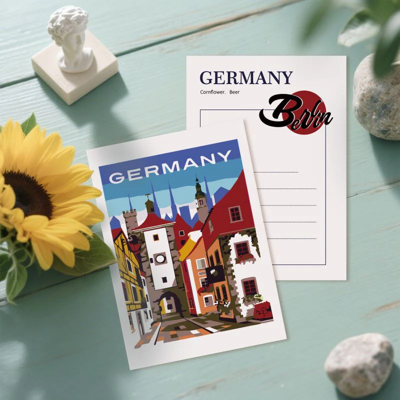 5 Postcards – World trip Set | Paint by Number - Image 8