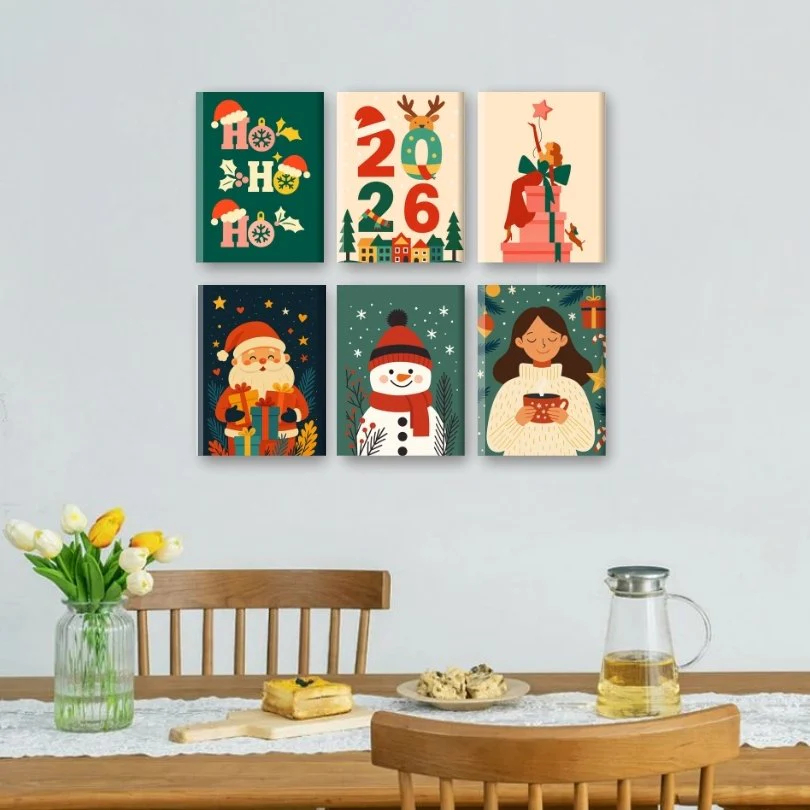 6 Mini Paintings - 2026 Winter Set - Image 2