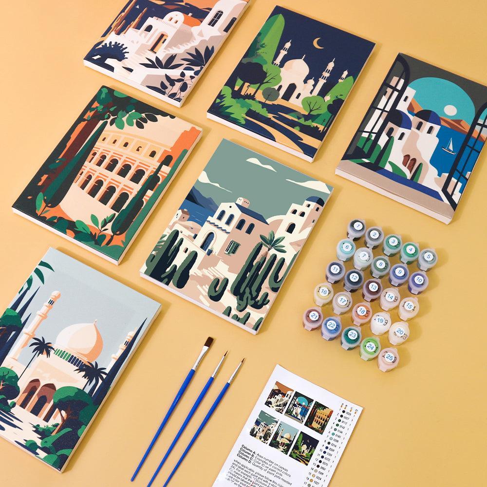 6 Mini Paintings | Beautiful Landscapes Set - Image 14