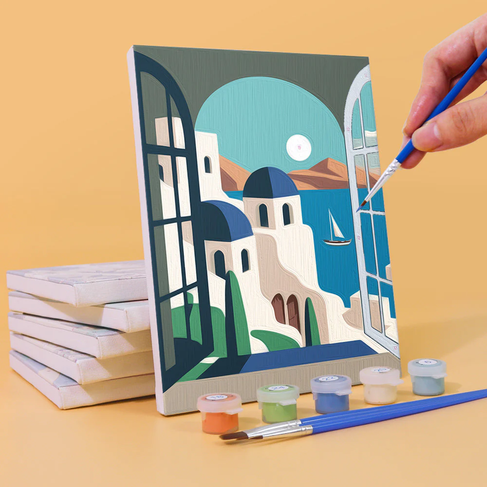 6 Mini Paintings | Beautiful Landscapes Set - Image 4
