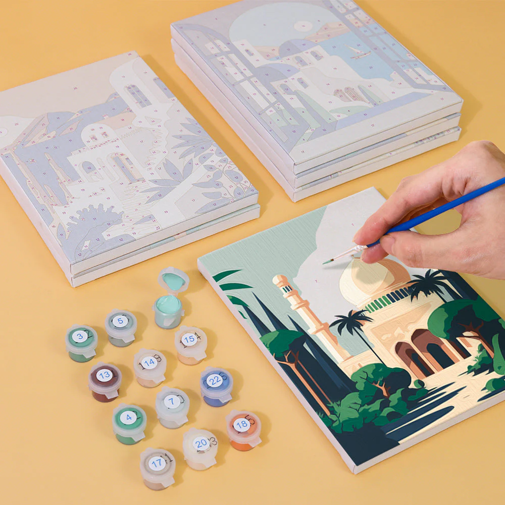 6 Mini Paintings | Beautiful Landscapes Set - Image 7