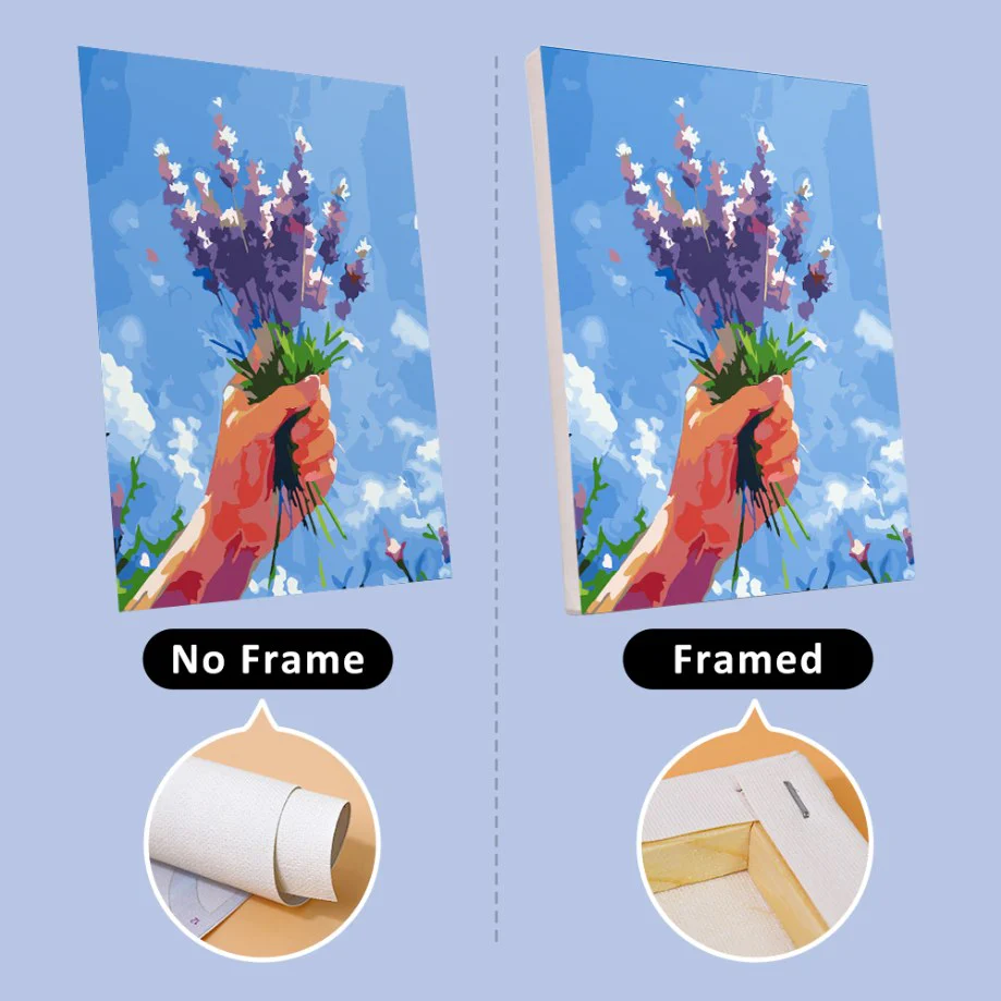 6 Mini Paintings - Bouquets in the Sky Set - Image 11