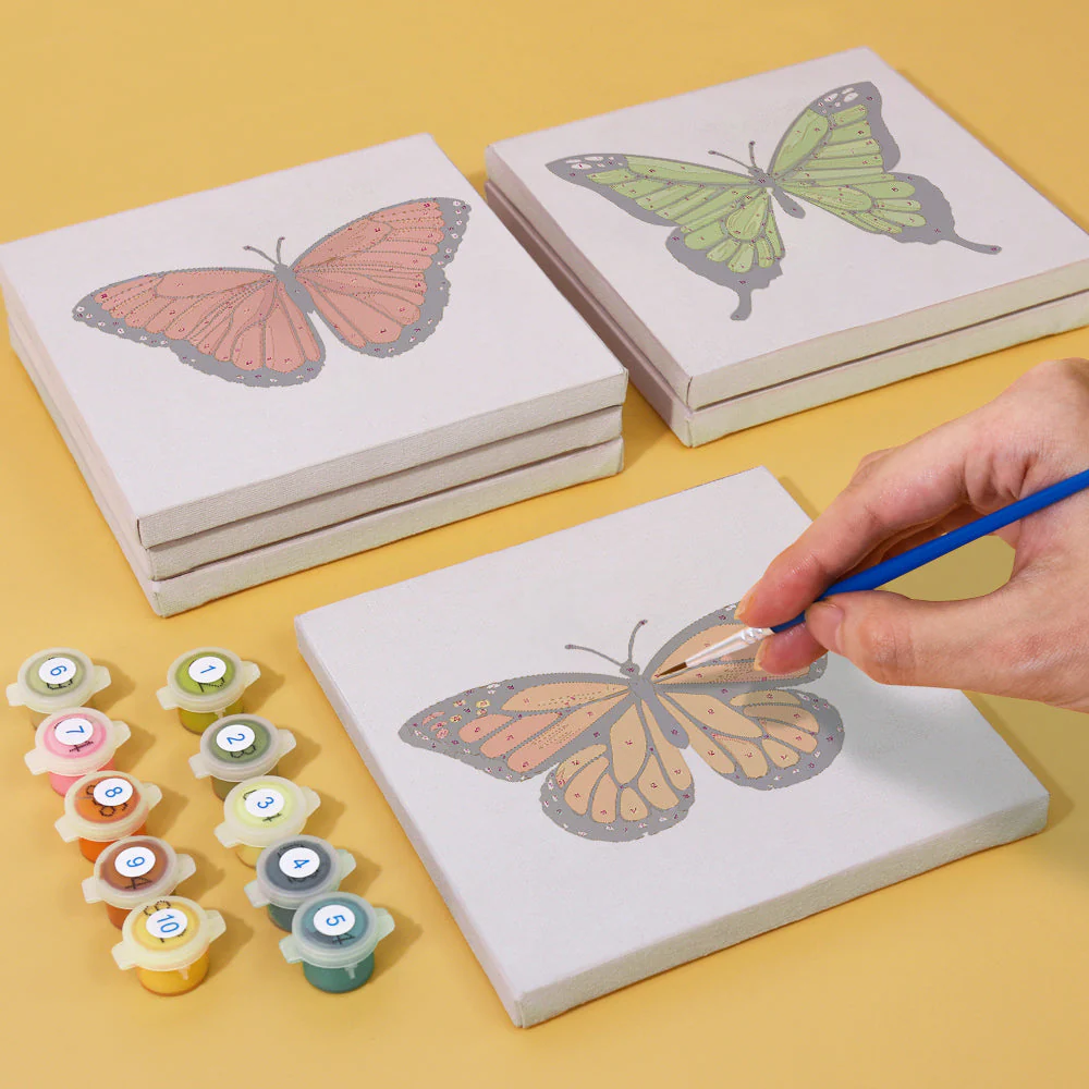 6 Mini Paintings | Butterfly Set - Image 8