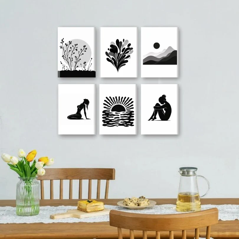 6 Mini Paintings - Calm Essence Set - Image 2