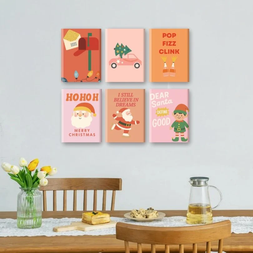 6 Mini Paintings | Christmas Dreams Set - Image 2