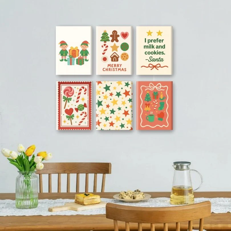 6 Mini Paintings | Christmas Treats Set - Image 2