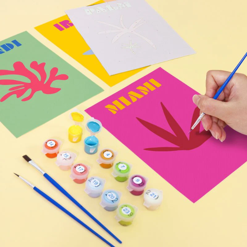 6 Mini Paintings - Coastal vibes set - Image 13