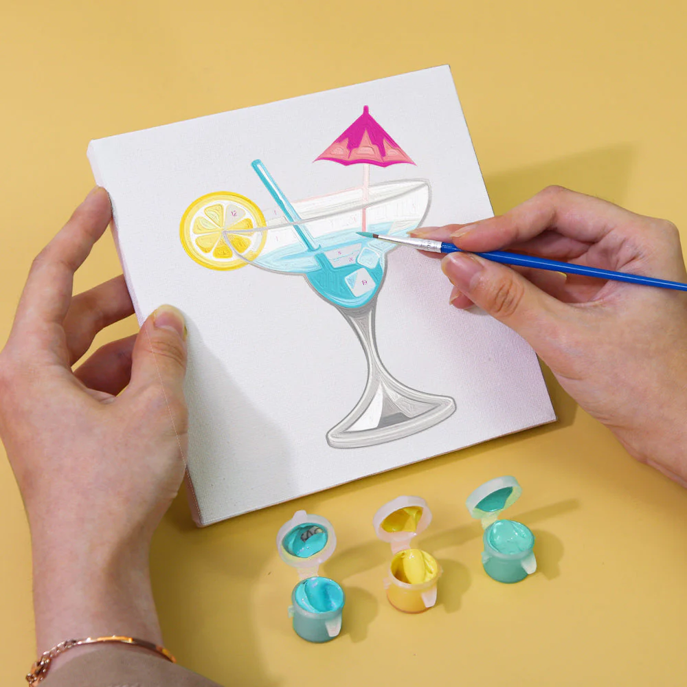 6 Mini Paintings - Cocktail Set - Image 10
