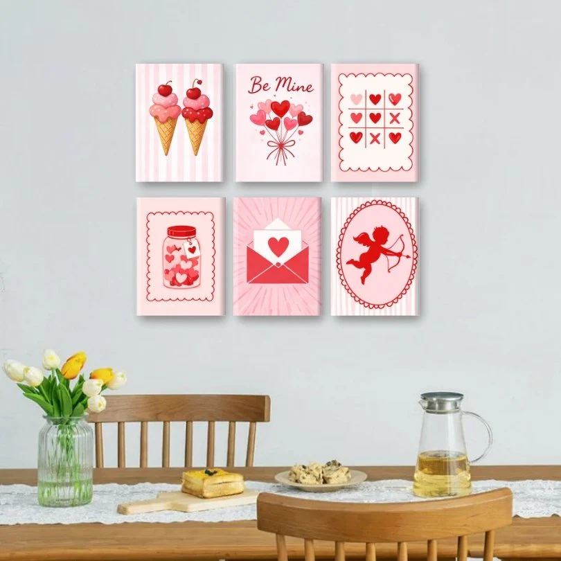 6 Mini Paintings - Cupid Set - Image 2