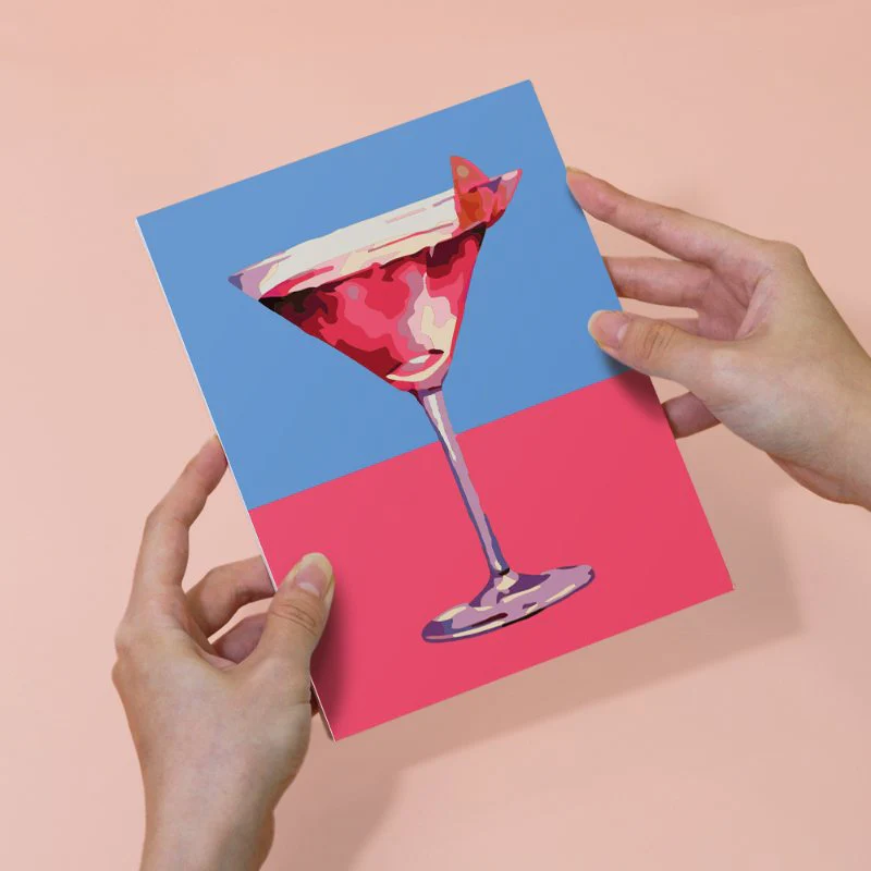 6 Mini Paintings - Fancy Cocktail Set - Image 9