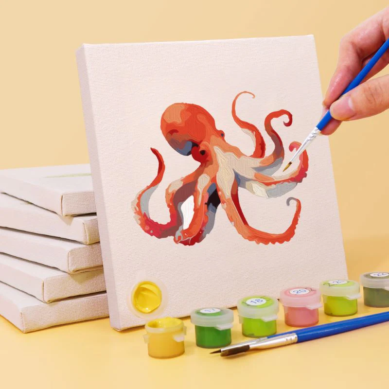 6 Mini Paintings - Fish Set - Image 5