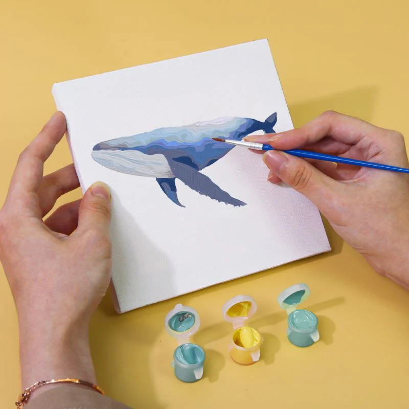 6 Mini Paintings - Fish Set - Image 7