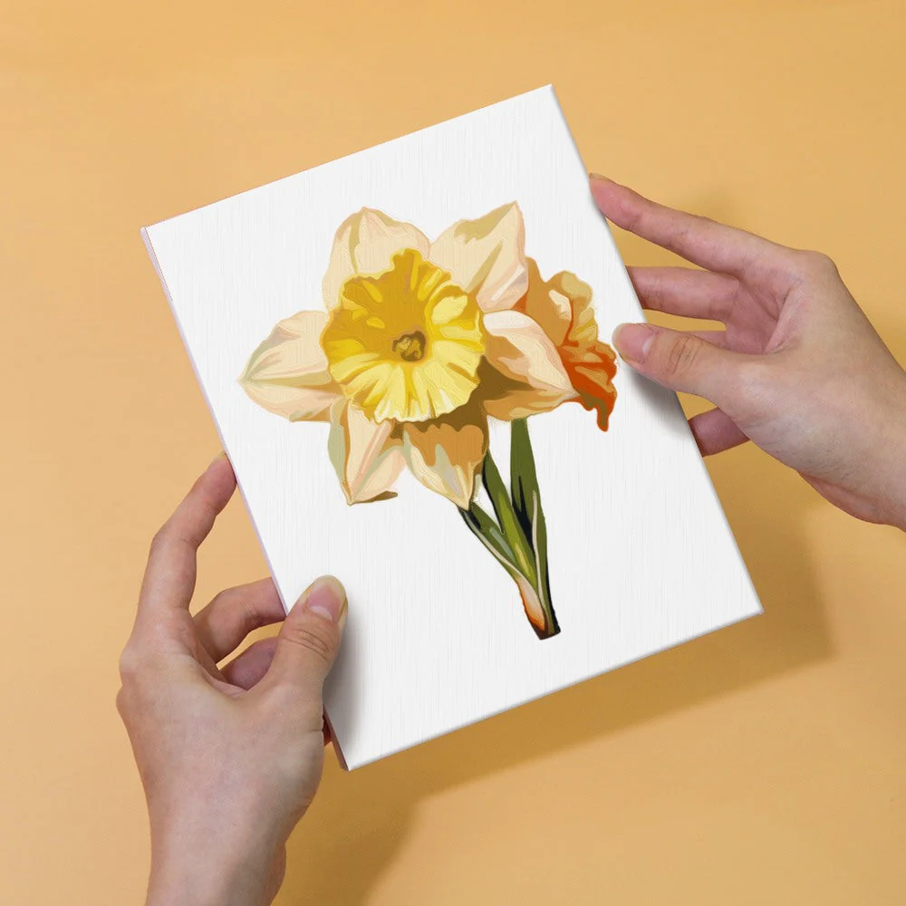 6 Mini Paintings - Flowers Set 2.0 - Image 8
