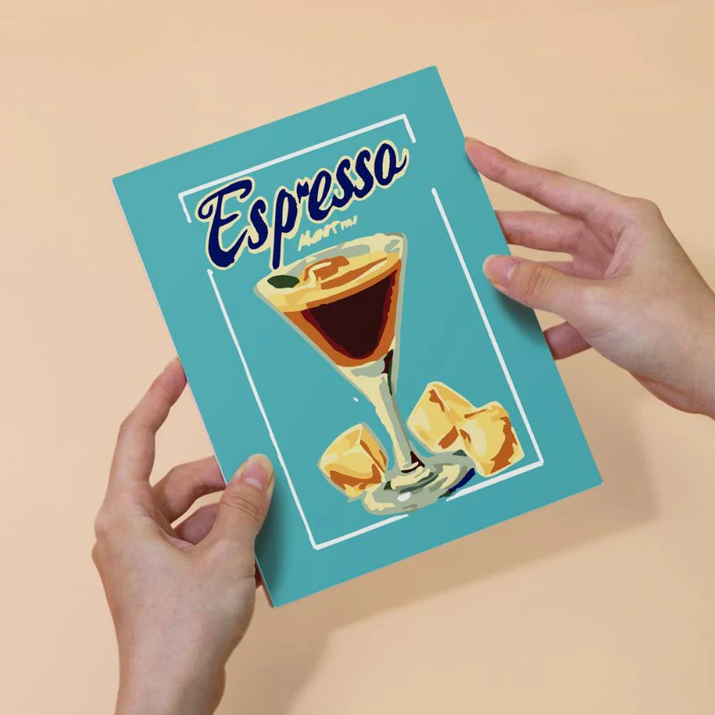 6 Mini Paintings - Gorgeous Cocktail Set - Image 6